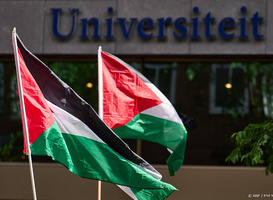 Academiegebouw Leiden heeft pro-Palestijnse demonstranten op bezoek
