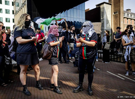 Studenten en personeel UvA protesteren tegen banden met Israëlische instanties