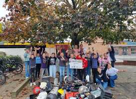 Basisschool Nassauschool wint E-waste Race regio Noord-Veluwe 