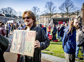 Hoger onderwijs start estafettestaking in Den Haag en Leiden